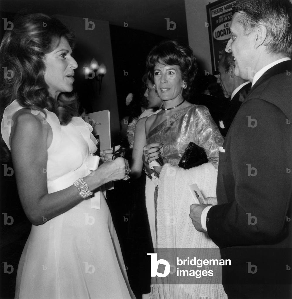Baroness Marie Helene De Rothschild and Mrs Bernard Lanvin at Gala of Film 