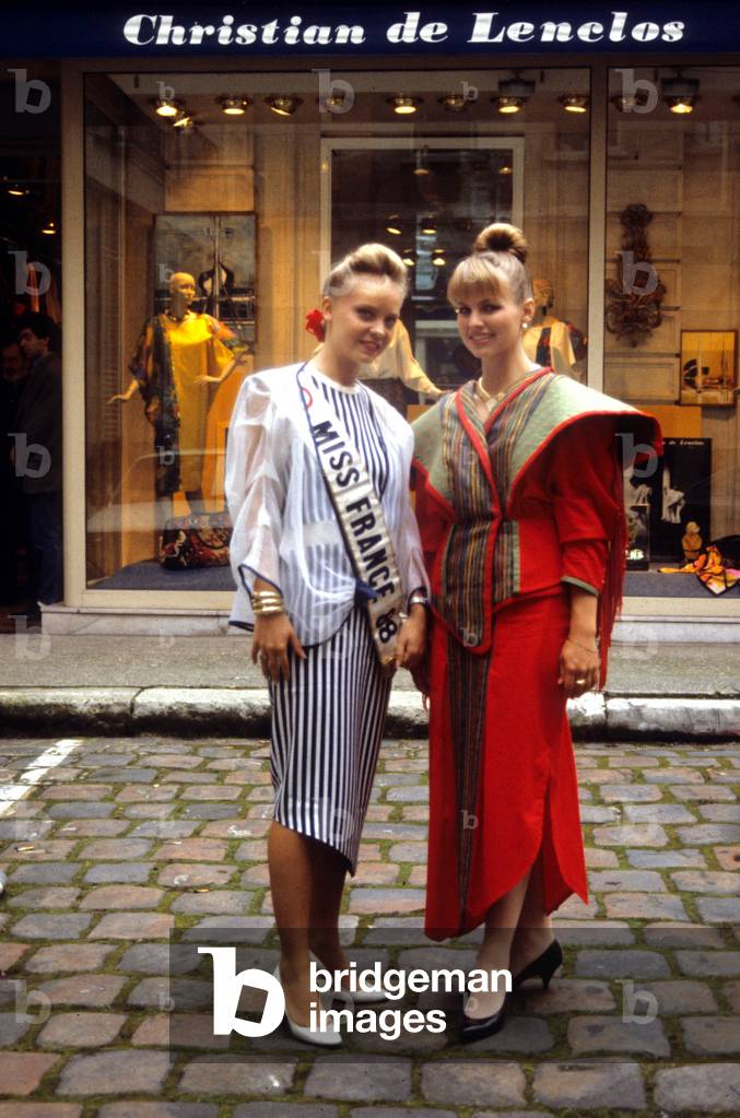 Miss France 1988 : Sylvie Bertin (L) (photo)
