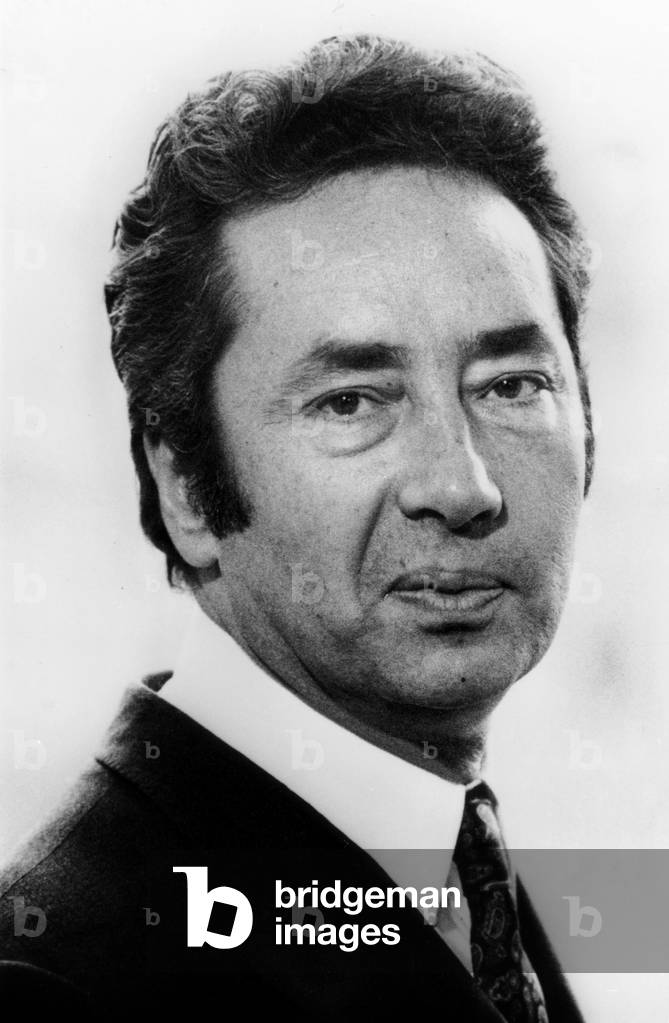 Guy Taittinger (Son of Pierretaittinger), Creator of The Concorde Hotels Group, here on February 3, 1970 (b/w photo)