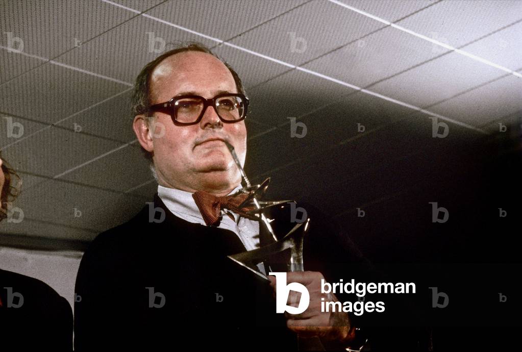 French Journalist Pierre Andre Boutang Receives Tvprize September 1988 (photo)