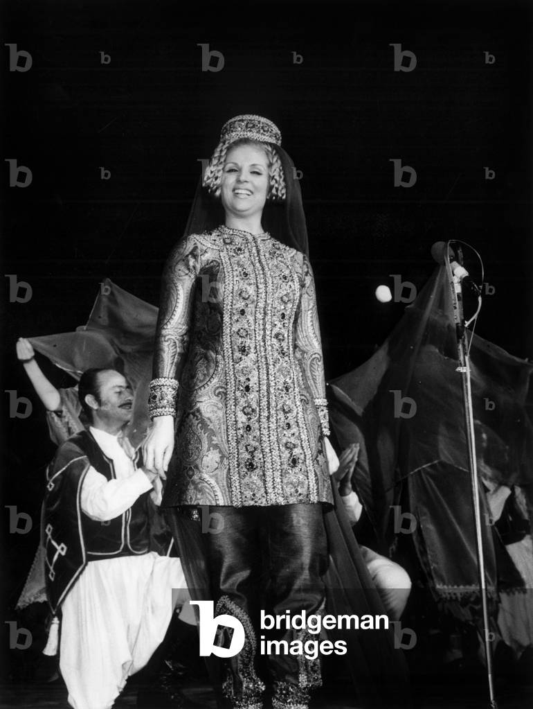 Singer Sabah (Jeanette Gergi Feghali) at The Olympia, Paris, in Show 