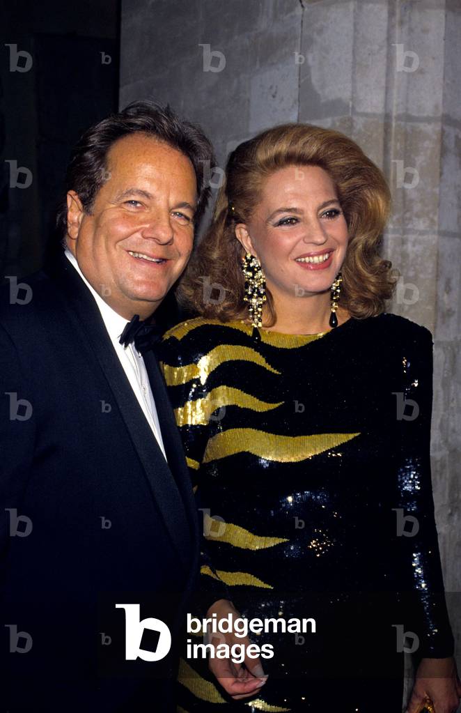 Ira Fuerstenberg (1St Wife of Princealfonso Von Hohenlohelangenburg) With Massimo Gargia in The 80'S (photo)