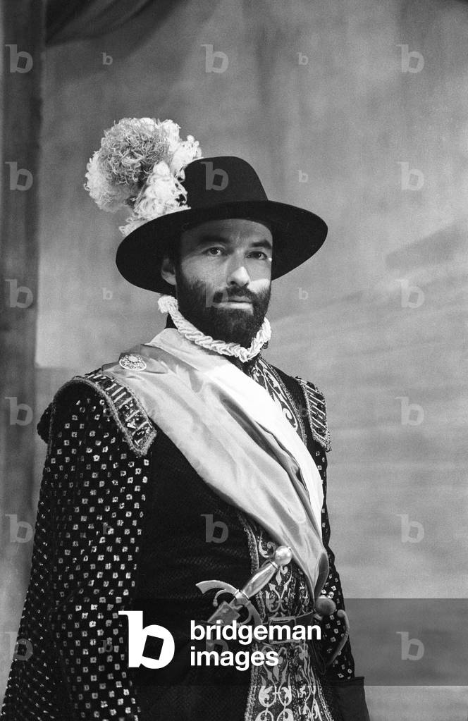 Nicolas Silberg In The Dramatic Show Destinee A L'Antenna 2, La Marechale D'Anchre September 27, 1978. Neg: Cx 10960 (b/w photo)