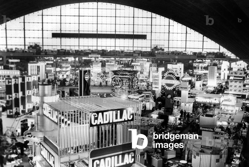 Household Domestic Fair in Paris France February 26, 1973 (b/w photo)