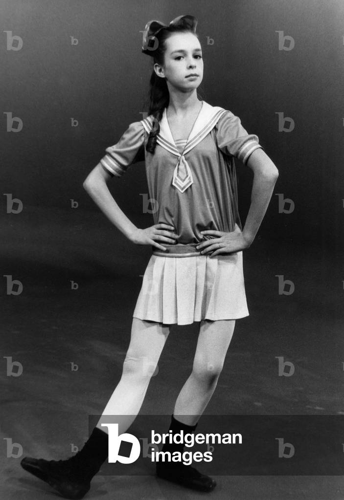 Young Dancer Karine Averty in Ballet 