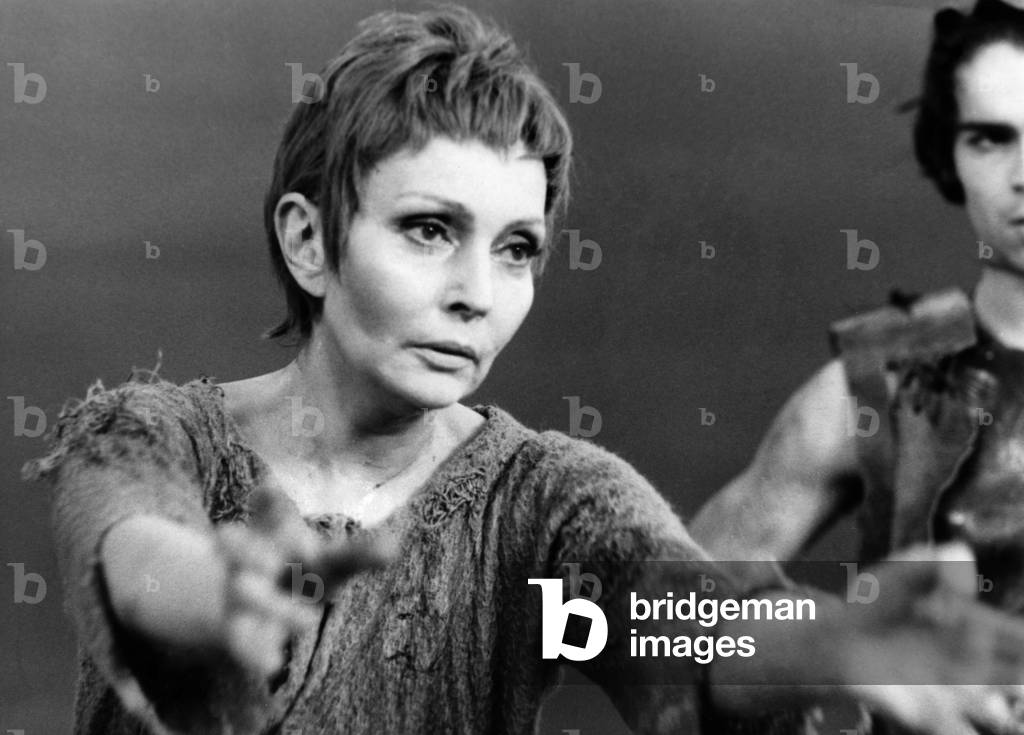 Ludmilla Cherina In The Dramatic Ballet The Martyrdom Of San Sebastian 28 December 1978 (b/w photo)