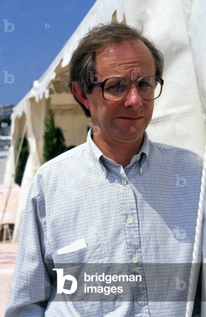 English Director Ken Loach at Cannes Film Festival on May 16, 1991 (photo)