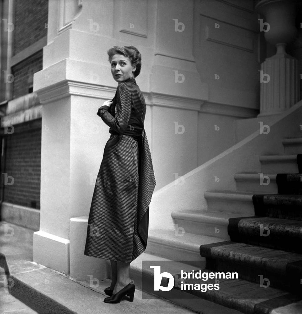 Fashion By Alex Maguy For Autumn, Paris, August 7, 1948 (b/w photo)
