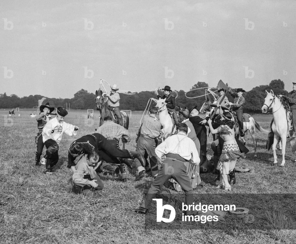 The club of the lasso, October 1951 (b/w photo)