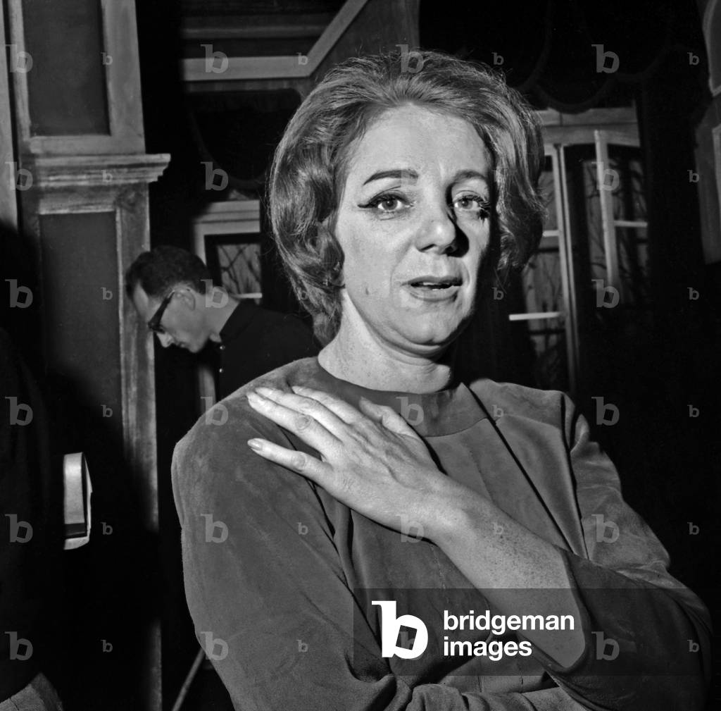 Denise Gence during Rehearsal of Play 