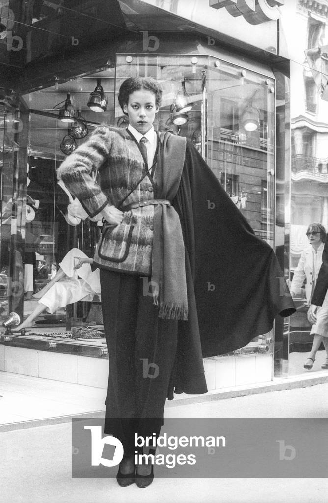 Torrente fashion, Fall/Winter 78/79, Paris, July 19, 1978 (b/w photo)