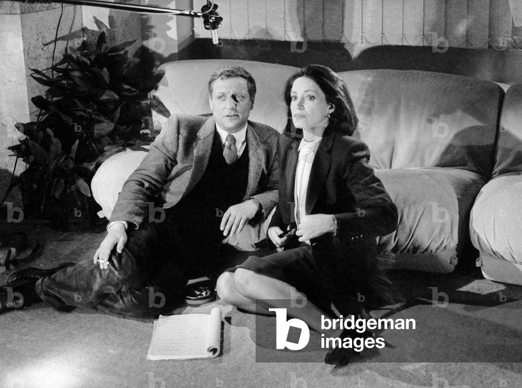 Bruno Cremer and Francoise Fabian during TV Programme 