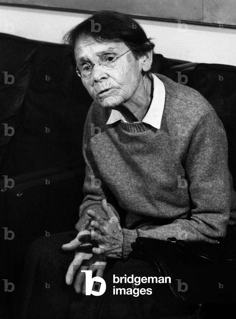 Barbara Mcclintock (1902-1992) Medecine Nobel Prize in 1983 (b/w photo)
