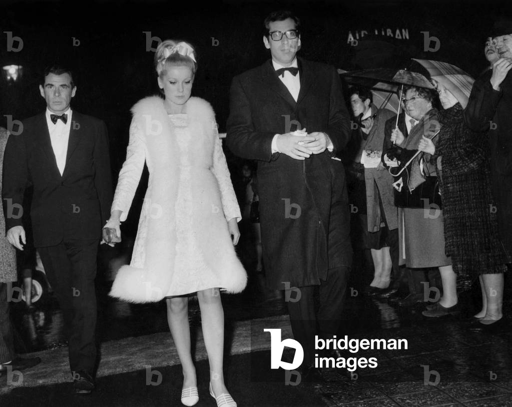 Catherine Deneuve and Roger Vadim at The Premiere of Film 