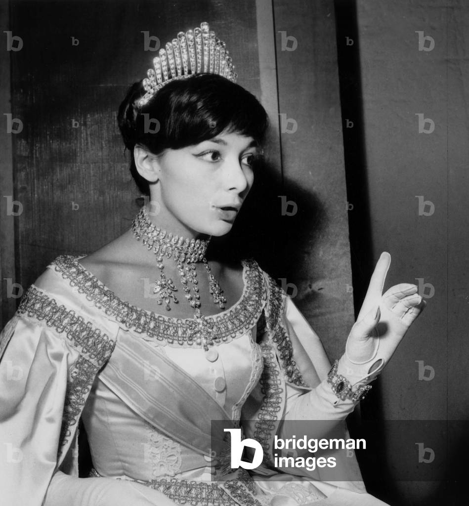 Frensh Singer and Actress Juliette Greco in The Play 