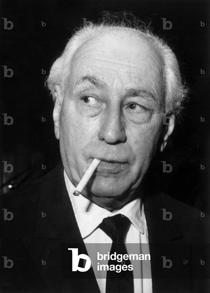 Abel Gance (1889-1981), Realisator of The Film The Battle of Austerlitz in 1960, 22 Avril 1964 (b/w photo)
