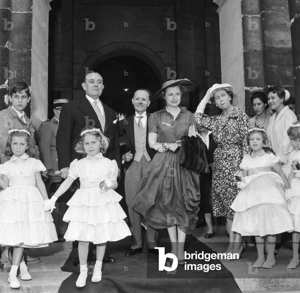 Wedding of Miss Sylvie Leonard and Mr Jean Francois Cazaubiel