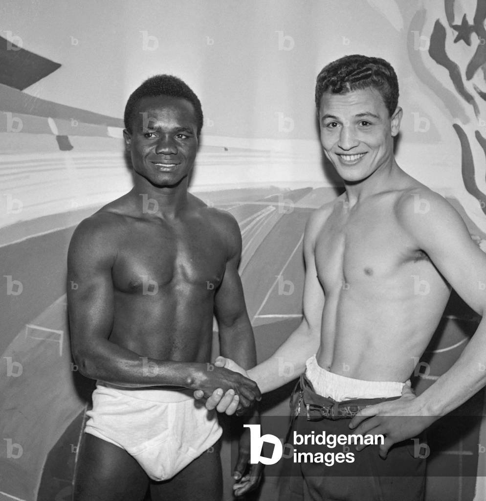 Hogan Bassey and Cherif Hamia