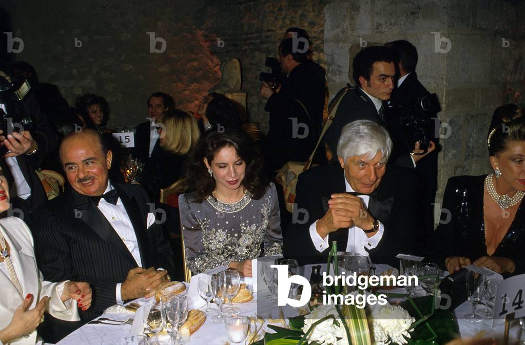 Adnan Khashoggi, billionaire arms-dealer and businessman, 1992 (photo)