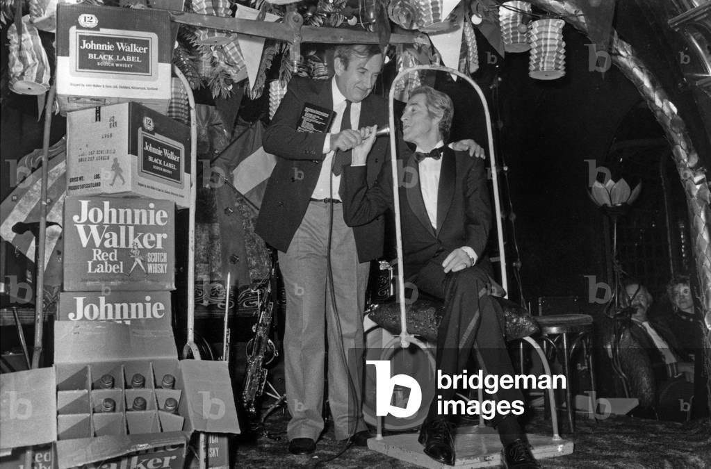 Jacques Chazot during a party for the book 