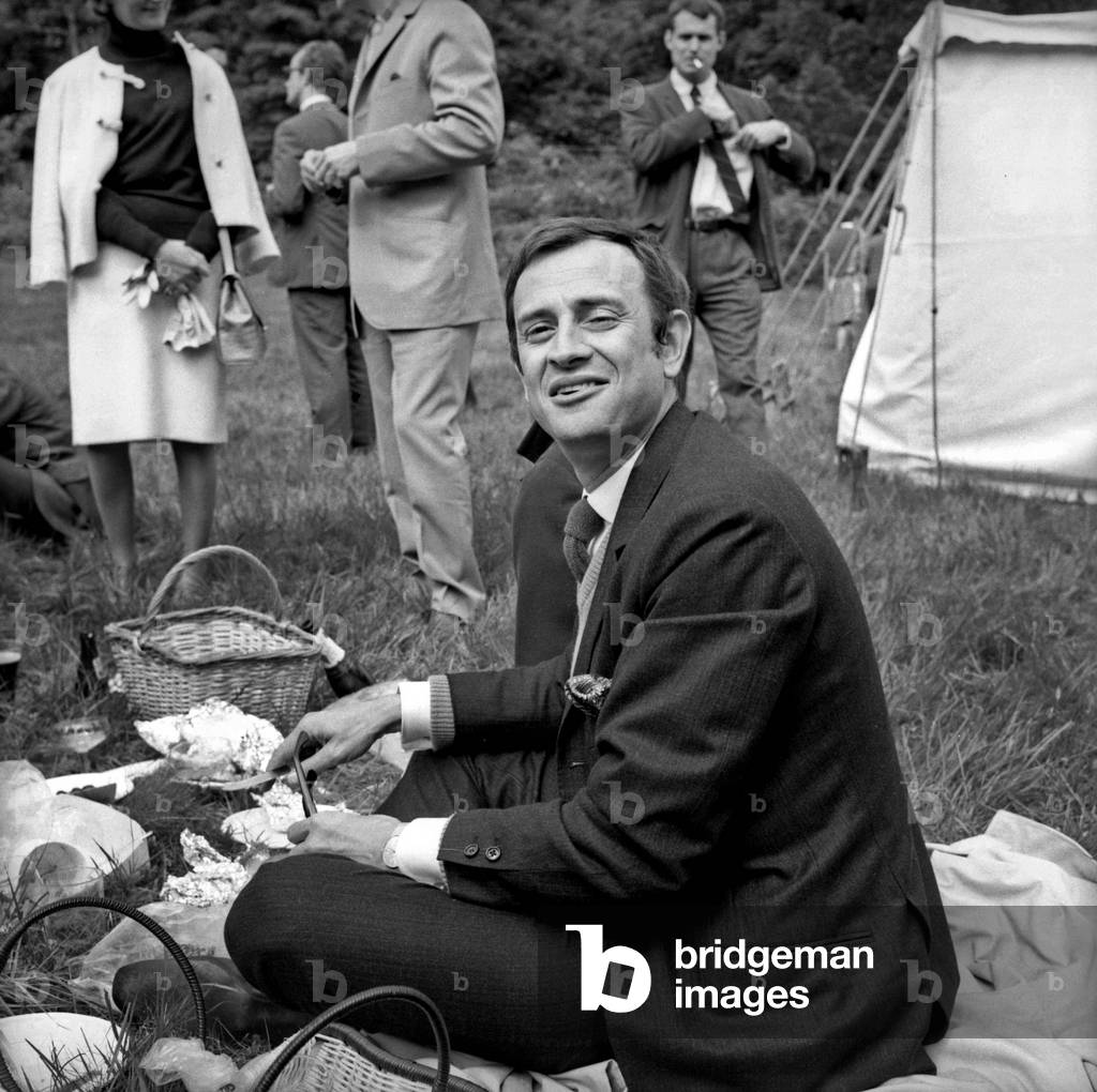French Actor Georges Descrieres at the time of 