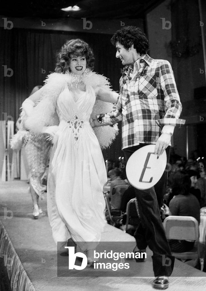 Fashion show for transvestites, Paris, 1972 (photo)