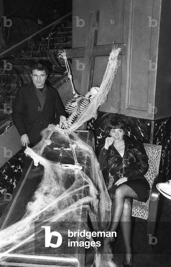 French Actors Jean Pierre Kalfon and Veronique Genest for a 