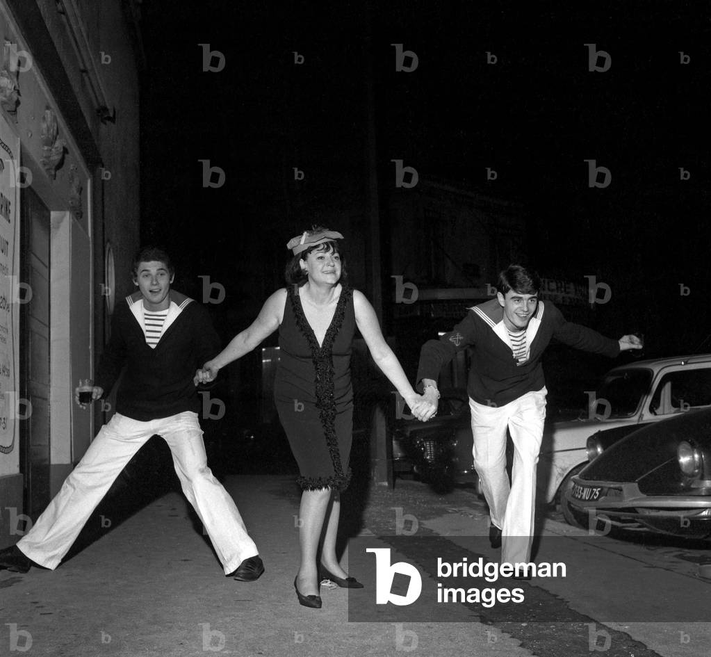 Regine (French Singer) at the Sailors Ball, 20 November 1964 (photo)