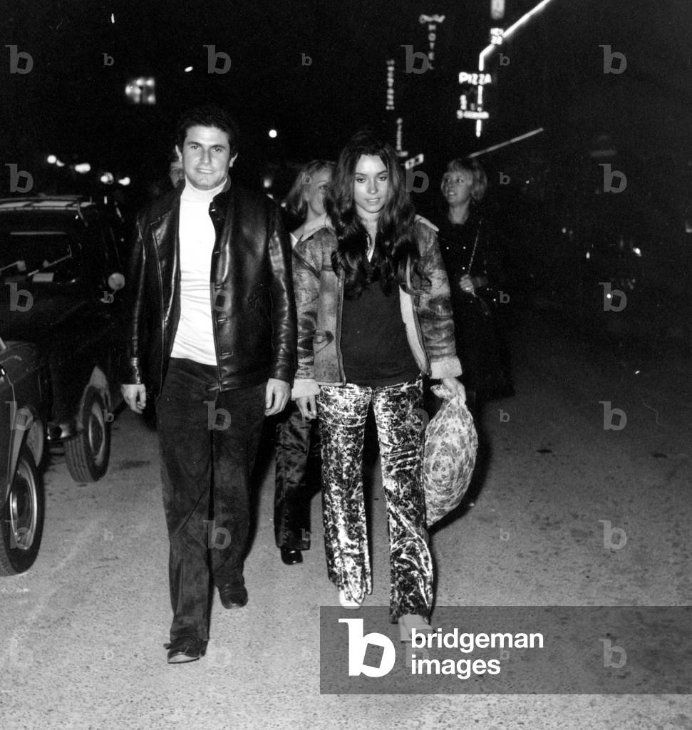 Claude Lelouch and his Wife Christine Cochet at Opening of Jean Bouquin Shop, 22 October 1969 (photo)