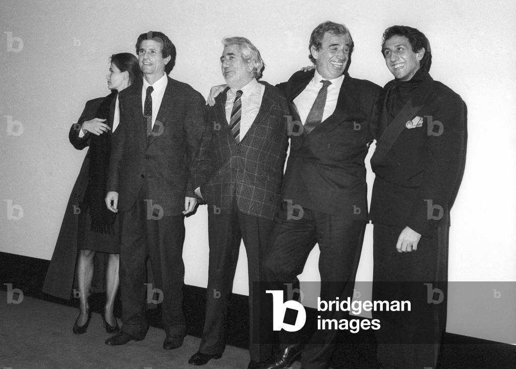Jean Paul Belmondo and Claude Lelouch