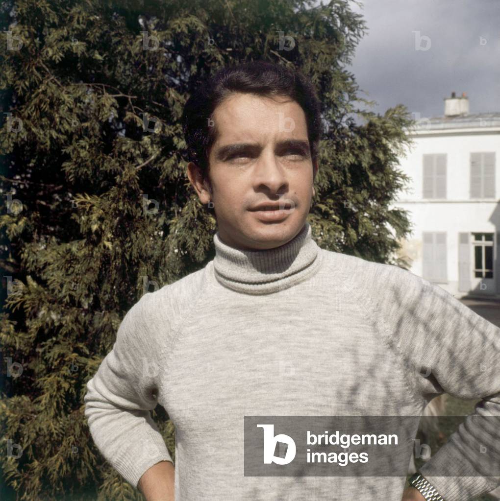Jockey Yves Saint Martin in his property of Lamorlay (France), 17 March 1971 (photo)