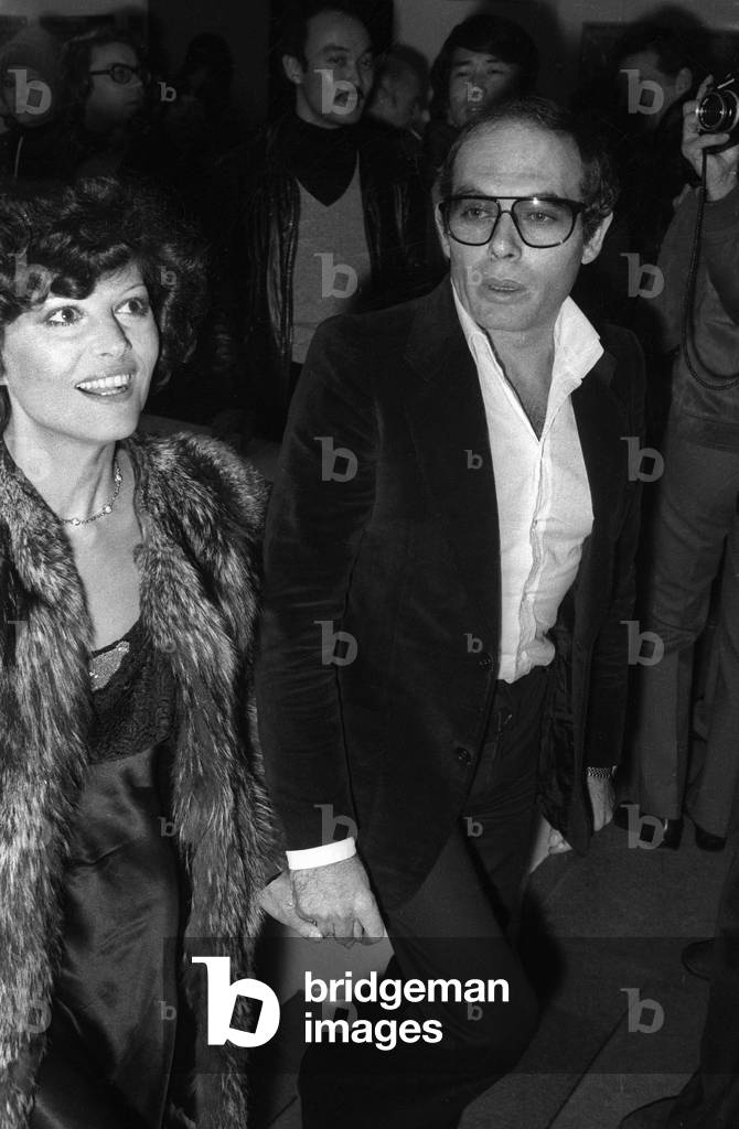 Claudia Cardinale and Pasquale Squitieri at presentation of film 