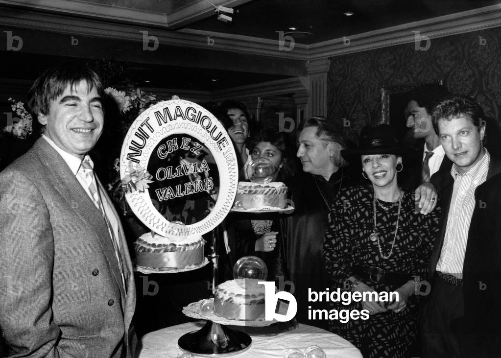 Serge Lama, Macha Beranger and Singer Jean-Jacques Lafon at the 