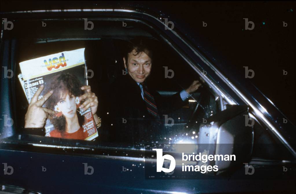 Christina Onassis (Aristote Onassis's daughter) hounded by Paparazzis, 1983 (photo)