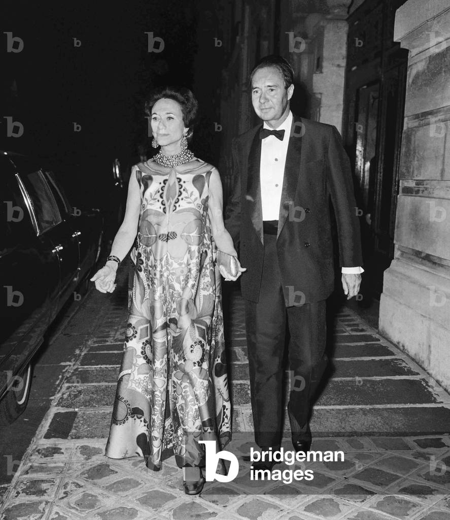 The Duchess of Windsor (Wallis Simpson) at gala of film 