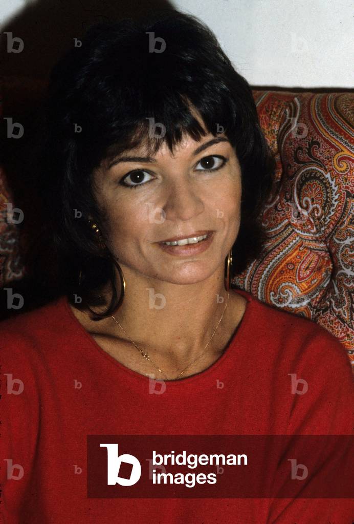 Christine Delaroche at home, c. 1972 (photo)