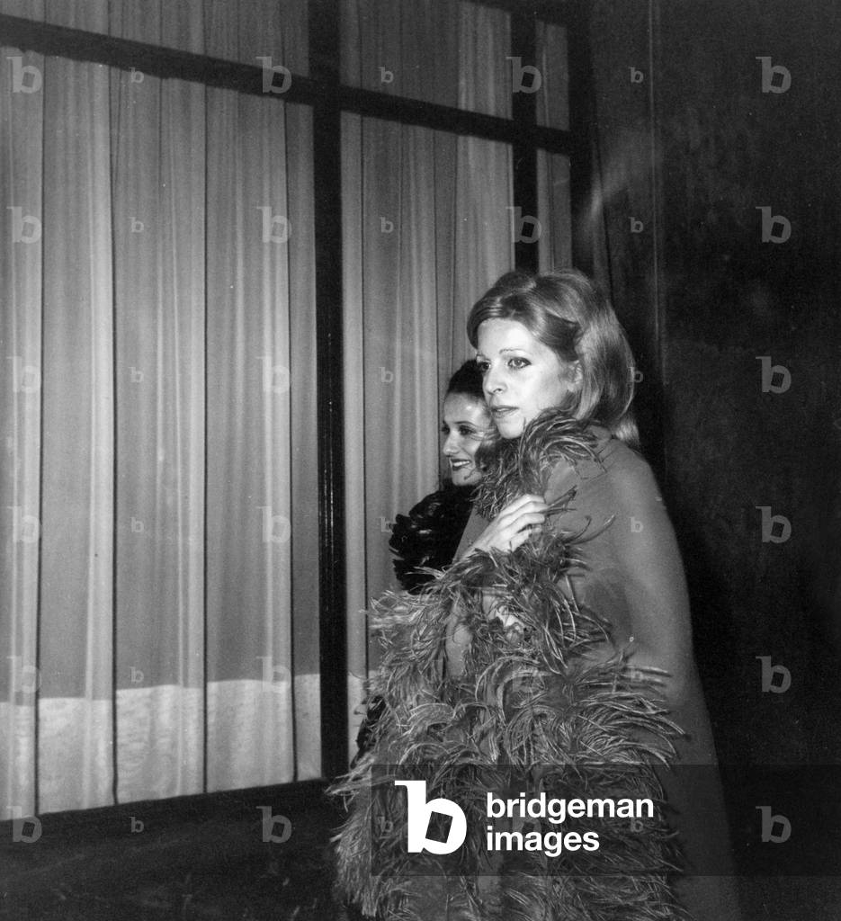Christina Onassis at a Fancy Dress Party (theme: Vampires) at the club 