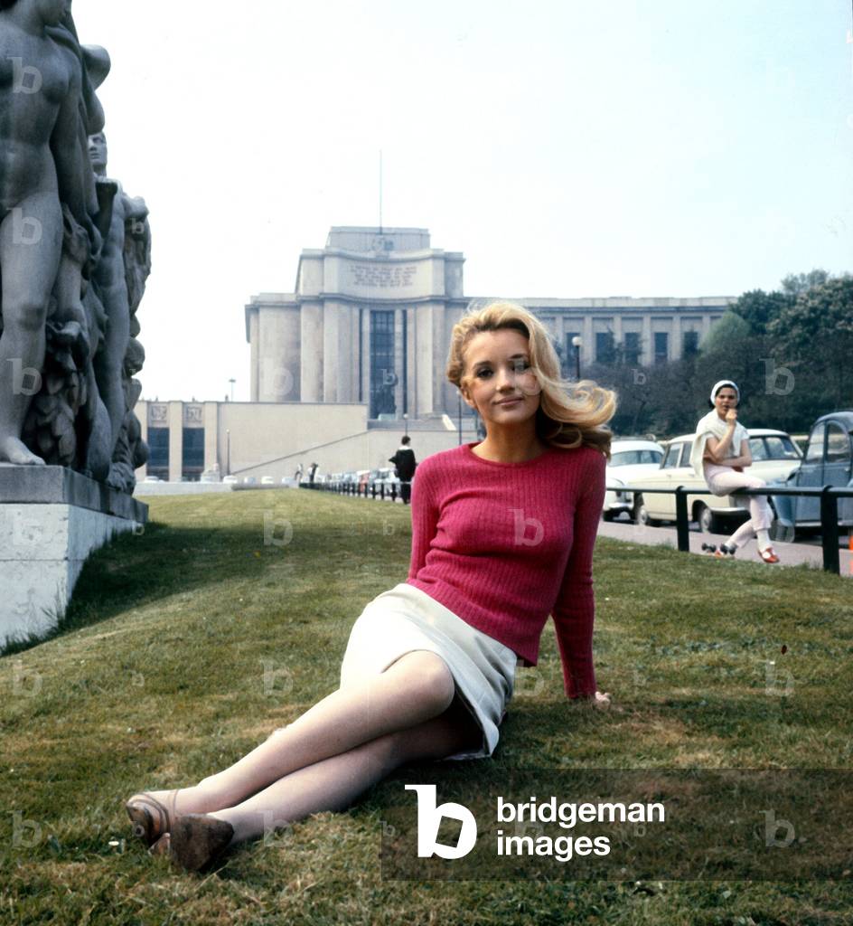 French Actress Caroline Cellier,Paris, c. 1970 (photo)