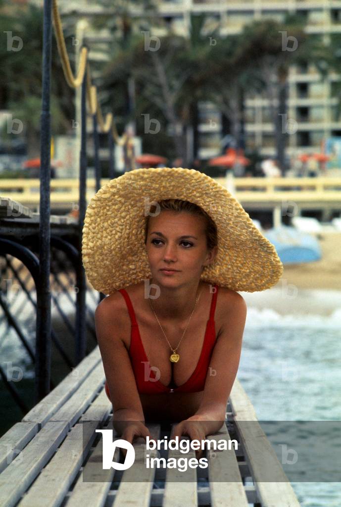 Caroline Cellier, Cote d'Azur, c. 1972 (photo)
