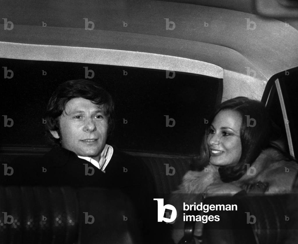 Roman Polanski and a friend, Paris, January 17, 1973 (photo)