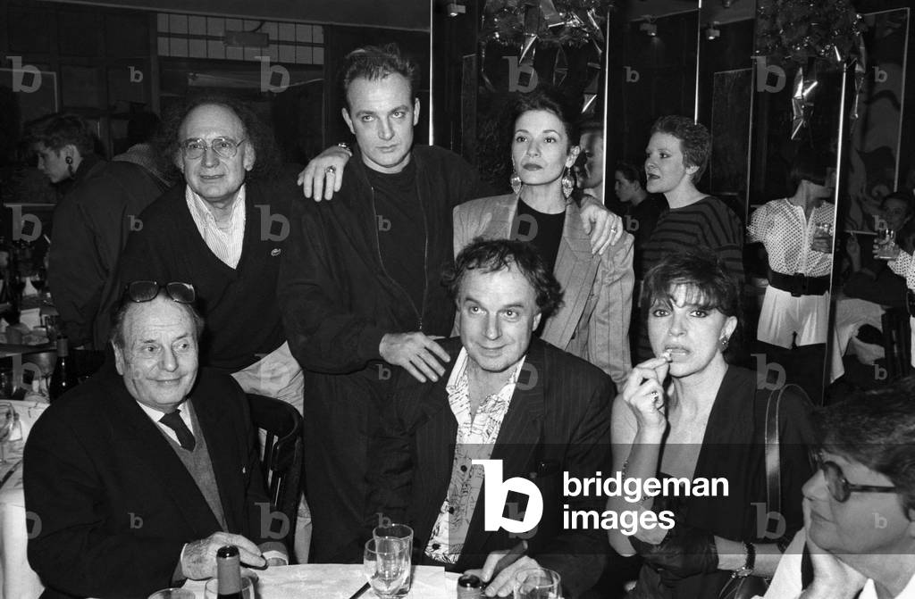 Jerome Savary and Jacqueline Danno during the party at the Bains Nightclub, Paris, 29 December 1987 (photo)
