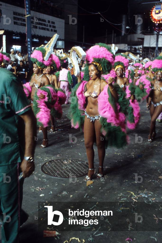 The Rio Carnival in Brazil, 1981 (photo)
