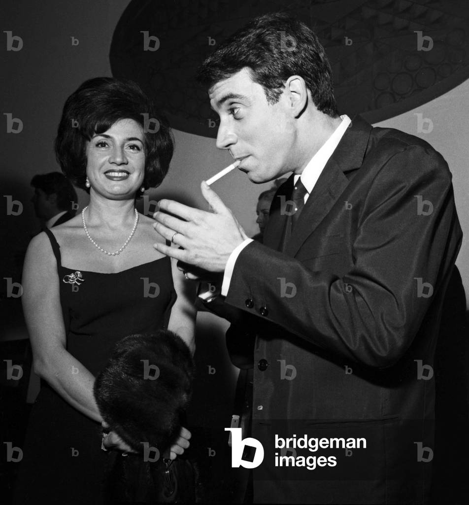 Franck Alamo at the Nuit du Cinema, Paris, 9 November 1962 (photo)