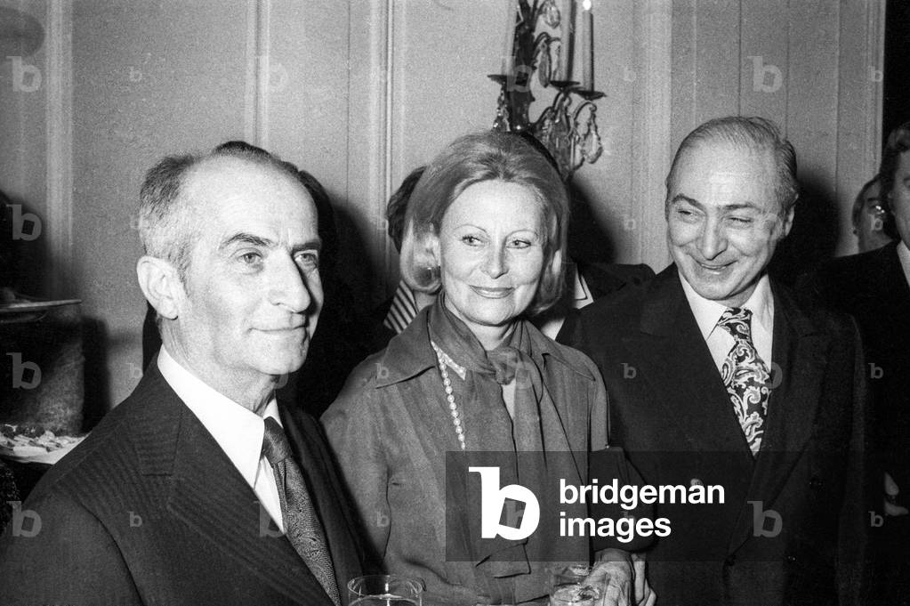 Louis de Funes and Michele Morgan