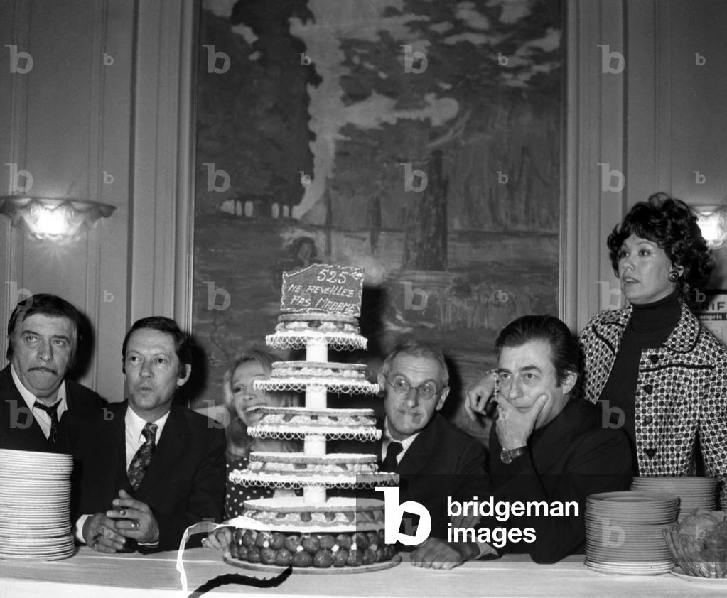 Jean Anouilh (author), Francois Perier and Luce Garcia-Ville or the 525th performance of the play 