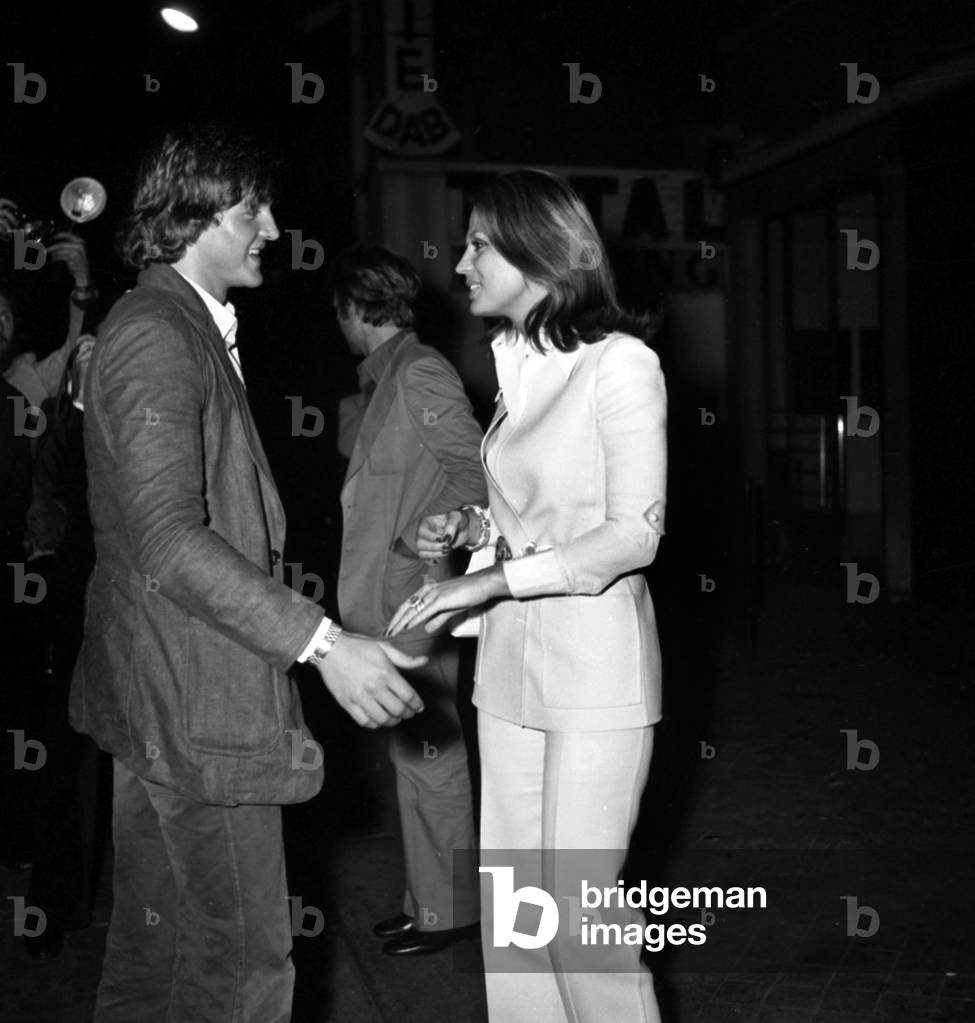 Roberto Federici and Ira de Furstenberg at the club 