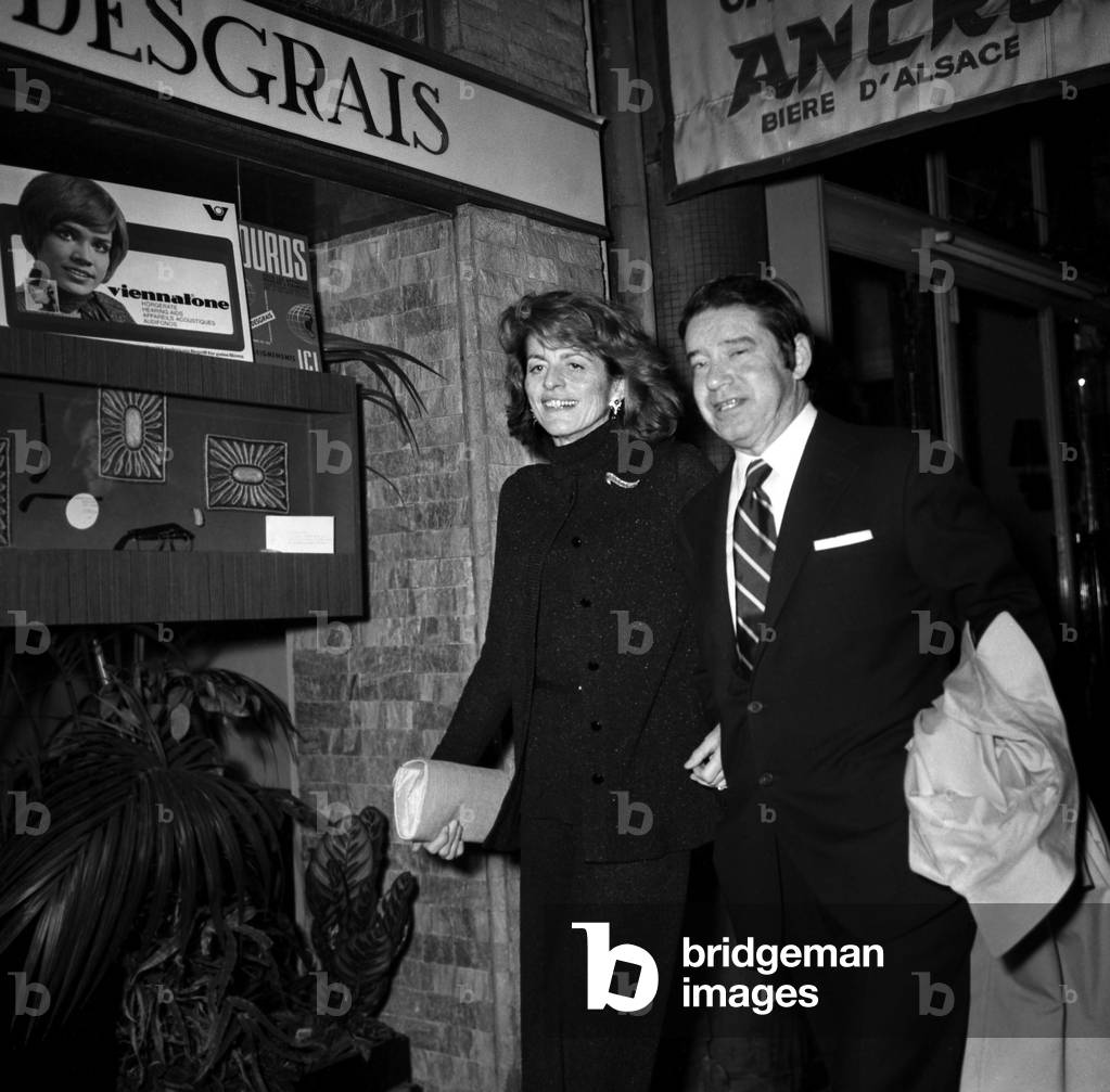 Patricia Kennedy and Jimmy Breslin, Paris, 8 November 8, 1972 (photo)
