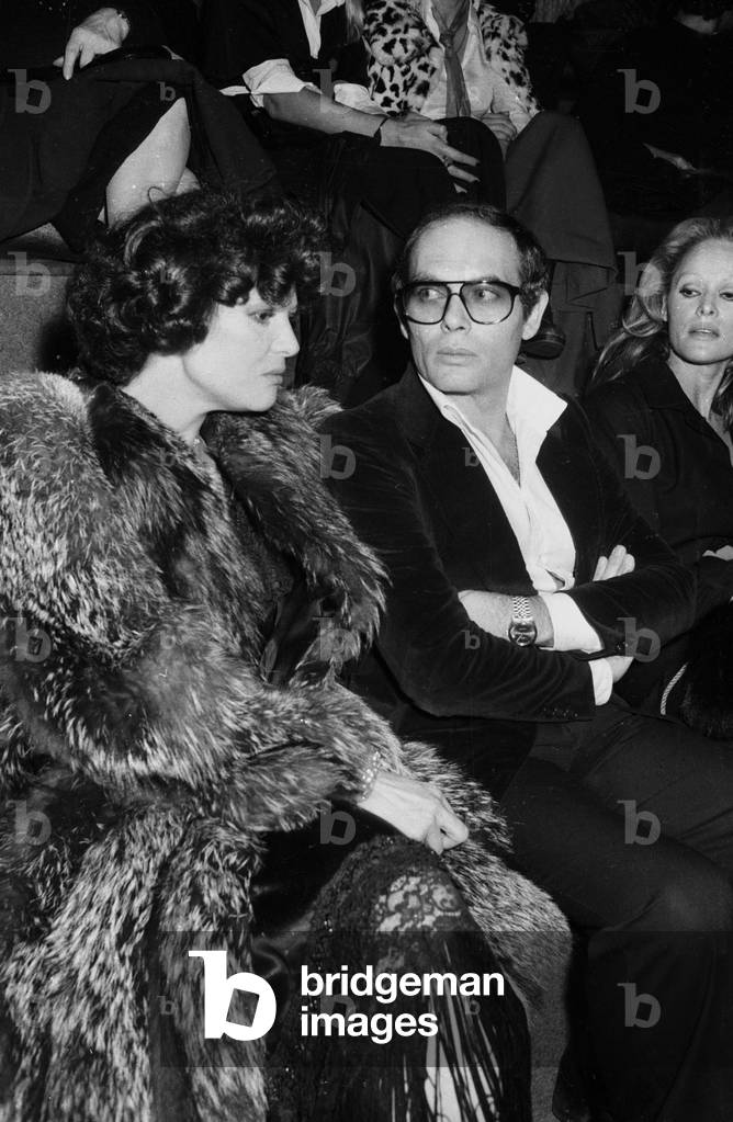 Claudia Cardinale and Pasquale Squitieri at the presentation of the film 