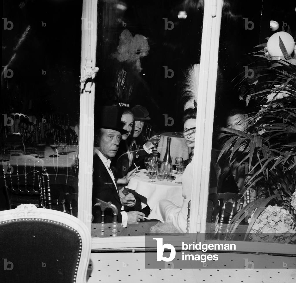 Duke and Duchess of Windsor with  Cecil Beaton during a Fancy Fress Part (theme 