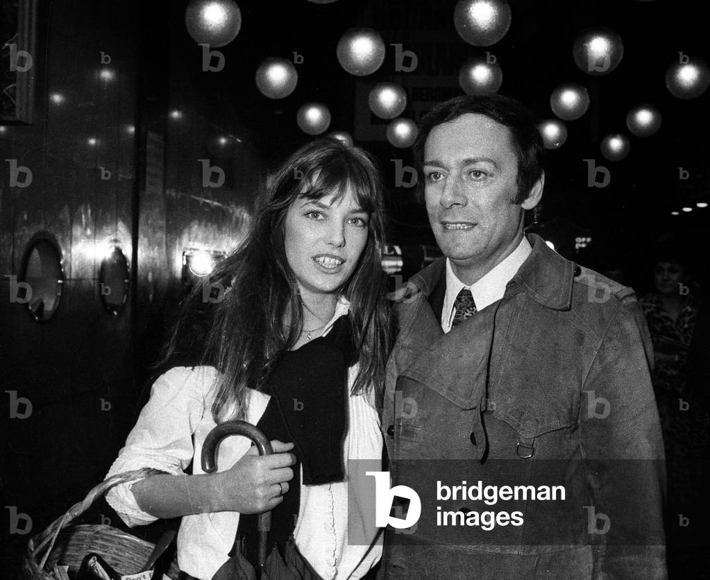 Jane Birkin and Maurice Ronet at the Premiere of the film Don Juan, Paris, 23 February 1973 (photo)